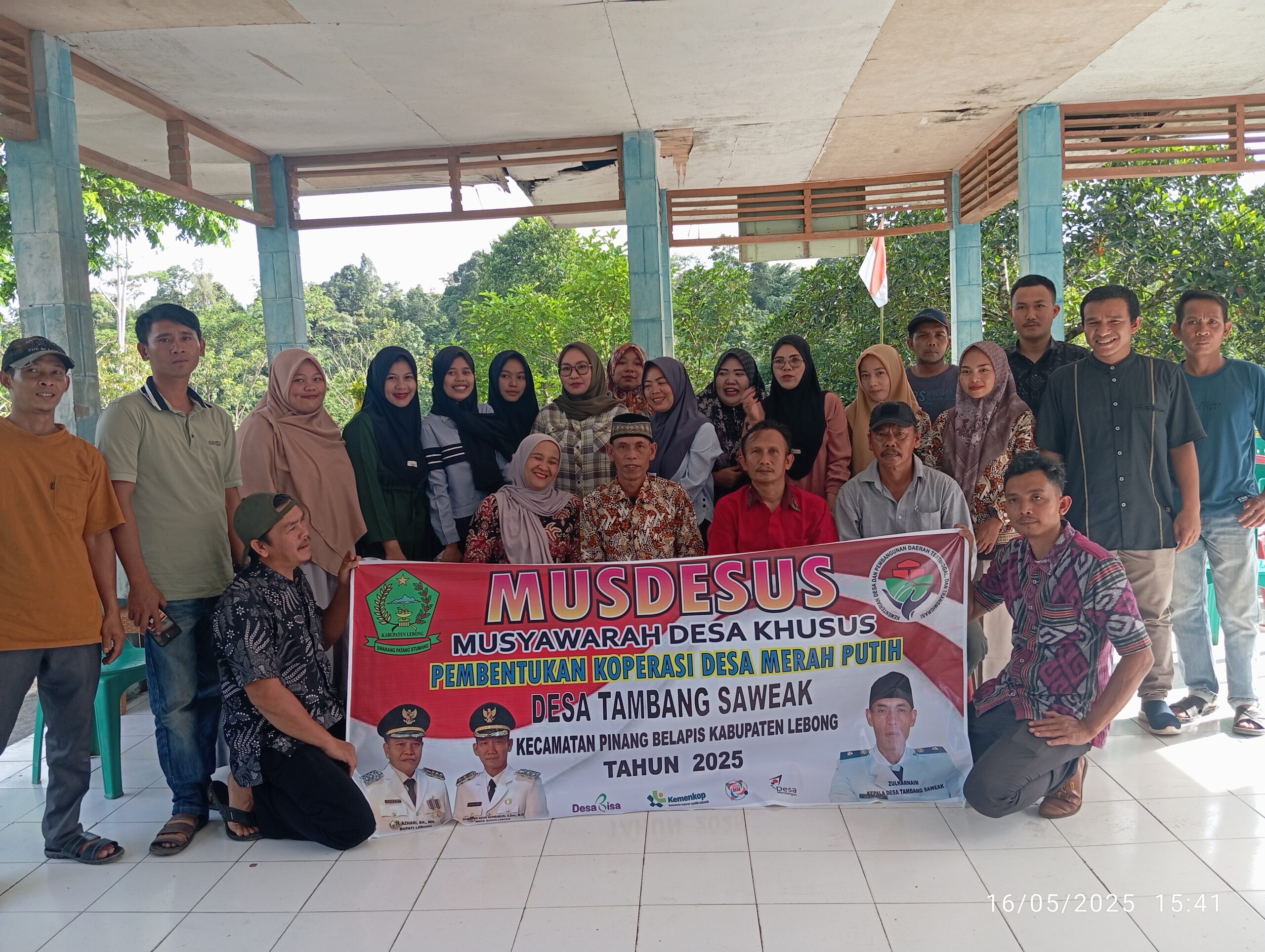 Musdesus, Tambang saweak Siap Laonching Untuk Membetuk Koperasi Desa Merah Putih